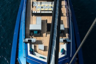 Wally50m Better Place - Sundeck over the superstructure Photo Gilles Martin-Raget
